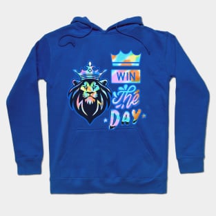 Colorful LION WINNER Quote Hoodie